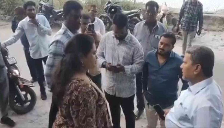 Hyderabad: AIMIM leaders and officials inspect Shah Hatim Lake