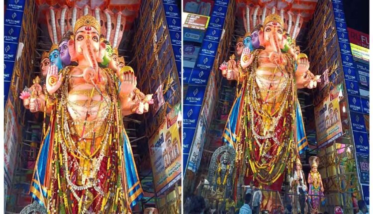 Thousands Flock to Khairtabad Bada Ganesh, Triggering Stampede-like Situation