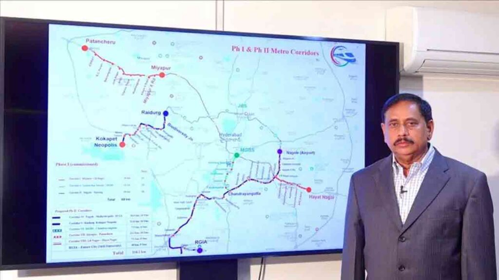 Hyderabad Metro Extension: 40 km Airport-Fourth City Line to Boost Connectivity