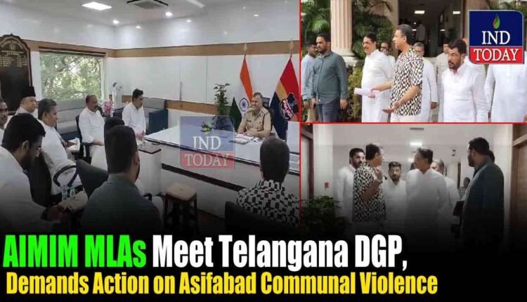 WATCH | AIMIM MLAs Met Telangana DGP, Demands Strict Action on Jainoor Communal Violence