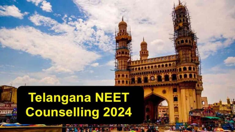 When will the Telangana NEET Counselling 2024 begin?