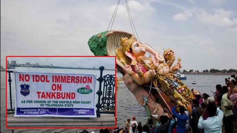 No Ganesh Immersion in Hussain Sagar