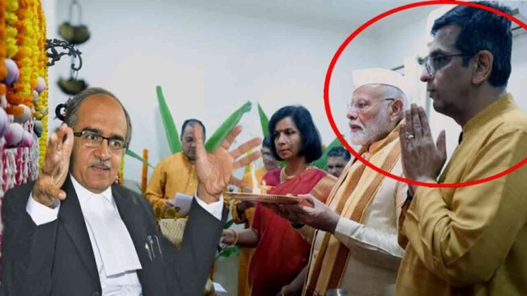 Prashant Bhushan Takes A Jibe At PM Modi’s Personal Visit To CJI’s Home