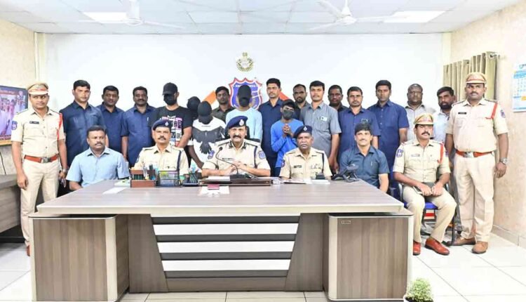 Rachakonda Police Busted Interstate Drug Peddling Rackets
