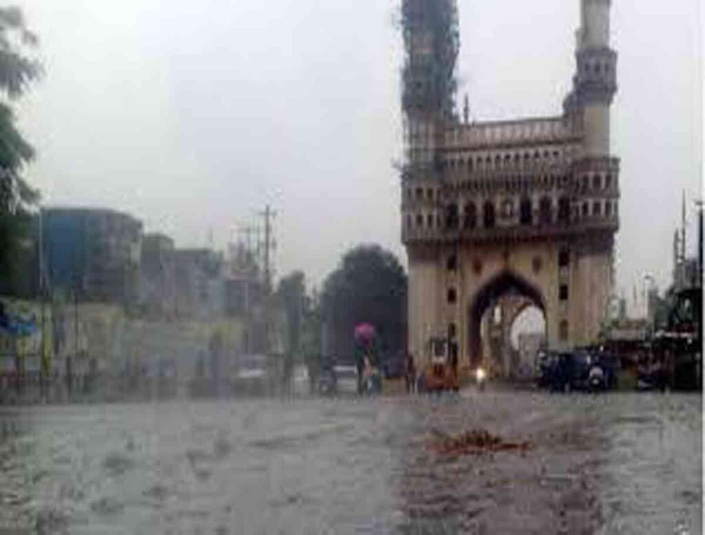 Rain Lashes Several Parts Of Hyderabad