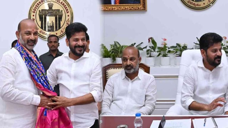 First Time: CM Revanth Reddy And Bandi Sanjay Together In One Frame
