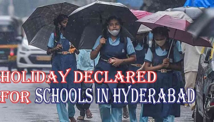 Cyclone Montha: Schools Closed In Telangana
