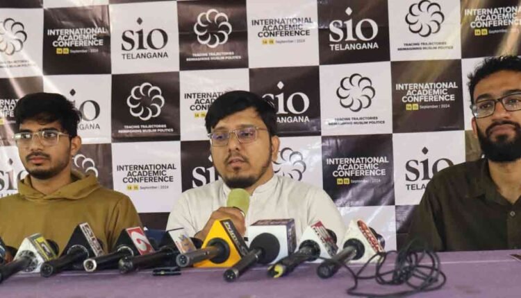 SIO Telangana Conducting an Academic Conference "Tracing Trajectories, Reimagining Muslim Politics"