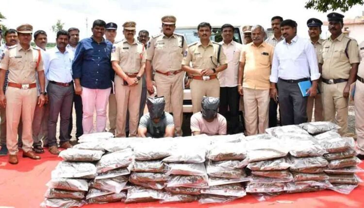 140 Kg Ganja Seized Near Zaheerabad, Two Arrested