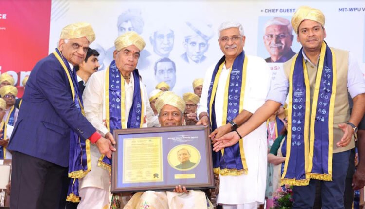 MIT-WPU Honours Distinguished Scientist Dr. Krishnaswamy Vijay Raghavan with the Vigyan Maharshi Samman at the 6th Convocation Ceremony