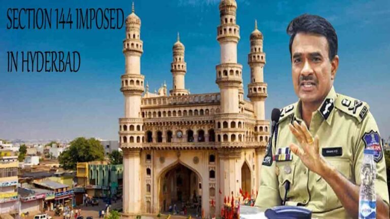 Section 144 in Hyderabad Till November 28