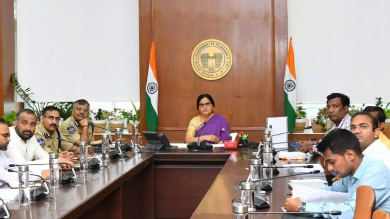CS Santhi Kumari Reviews Arrangements For Group-1 Mains Examinations Telangana