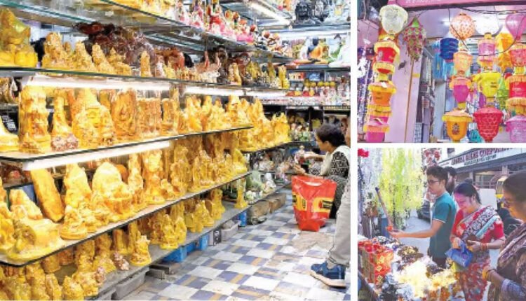 With Festival Of Lights Drawing Close, City Markets Are Busting