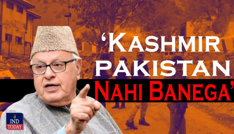 Farooq Abdullah's Message For Pakistan After J&K Attack