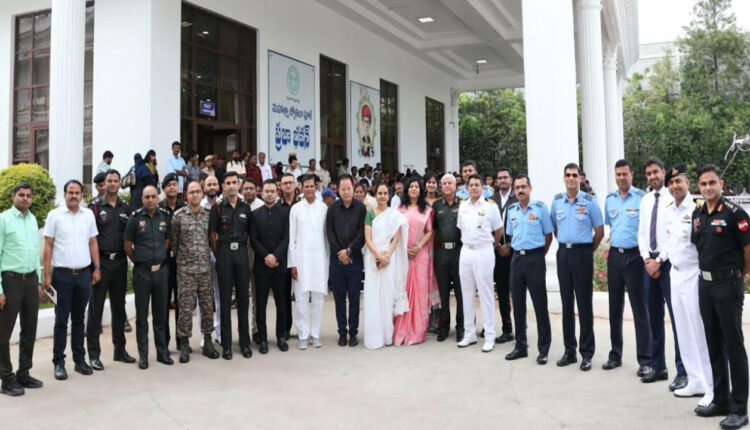 IAS, IPS, IFS Officers Visit Praja Bhavan