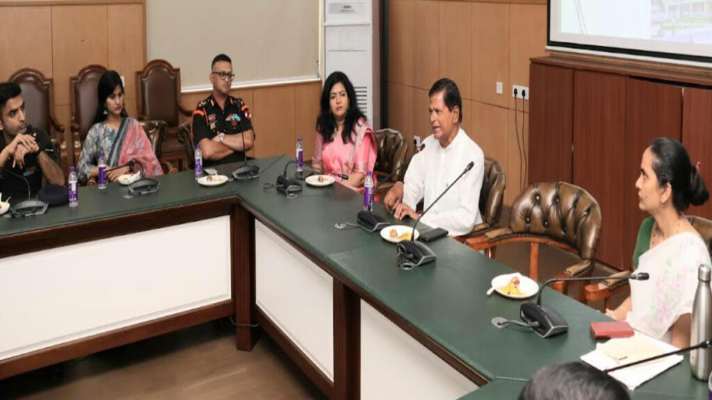 IAS, IPS, IFS Officers Visit Praja Bhavan