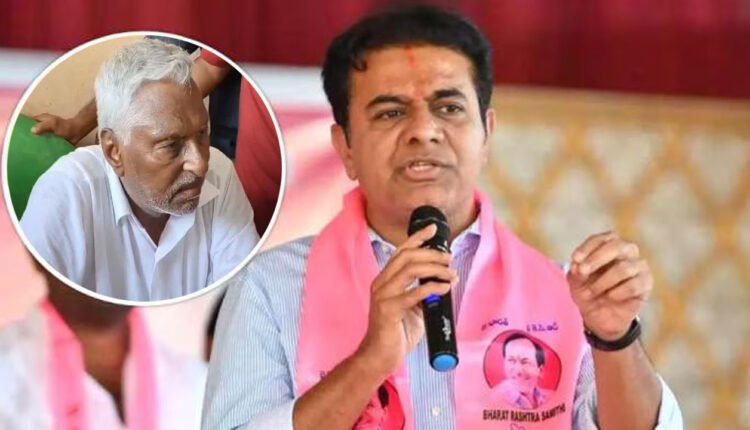 KTR Support Jeevan Reddy Over Law And Order Situation In Telangana