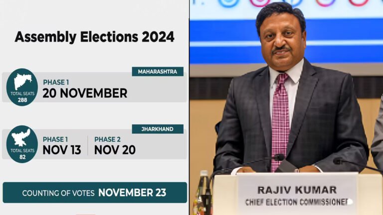 Assembly Elections In Maharashtra On Nov 20, Jharkhand On Nov 13 And 20