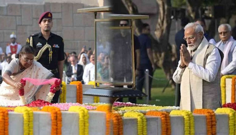 Gandhi Jayanti: President Murmu, PM Modi Paid Tributes To Mahatma Gandhi