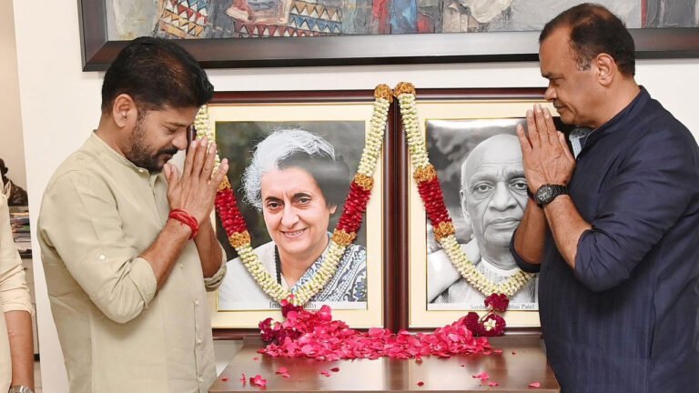 CM Revanth Pays Tribute To Indira Gandhi And Sardar Vallabhbhai Patel