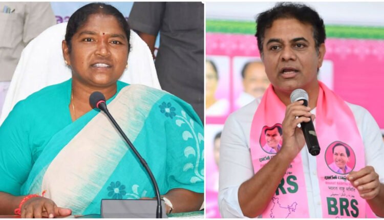 Seethakka Rebuts KTR's Debt Accusations