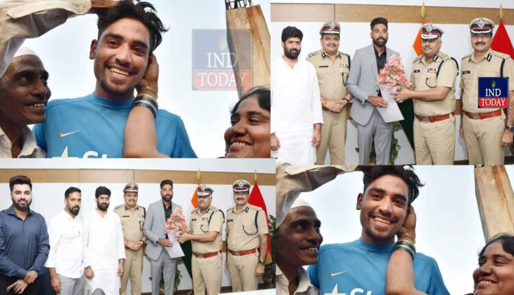 Cricketer Mohammed Siraj Assumers Charge As DSP