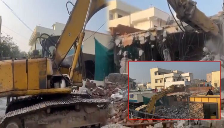 HYDRA Razes Illegal Structures In Sangareddy