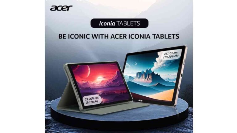 Acer India Launches Iconia Tablet In 8.7-Inch And 10.36-Inch Screen Size