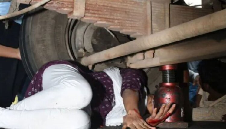 Bandi Sanjay Saves Woman Trapped Under Lorry