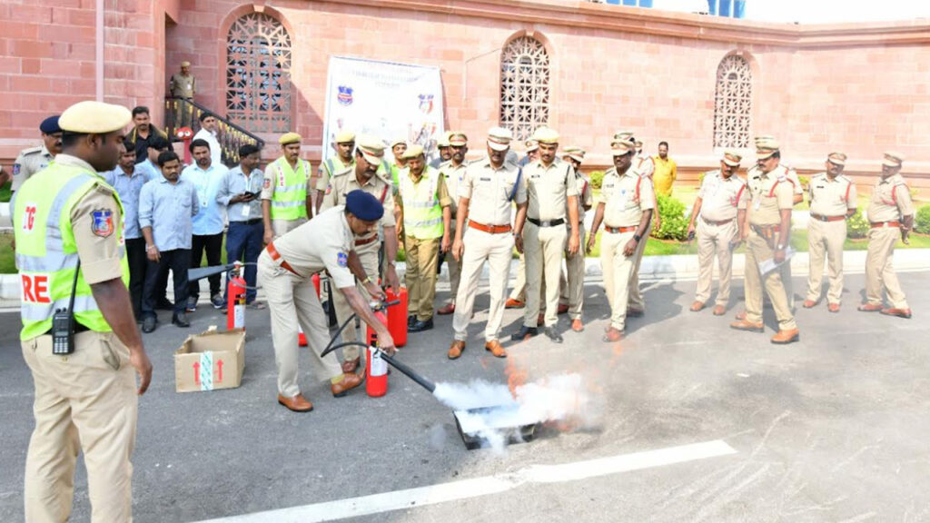 Awareness Program On Fire Safety At Secretariat