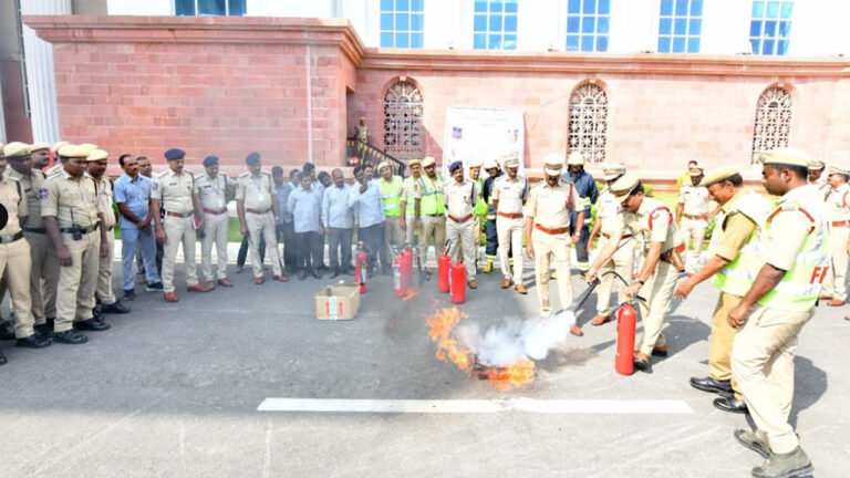 Awareness Program On Fire Safety At Secretariat