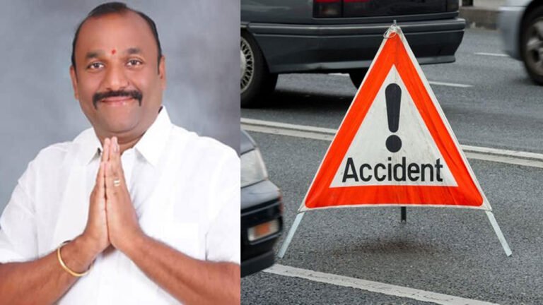 MLC Escapes Unhurt In Road Crash Near Shadnagar