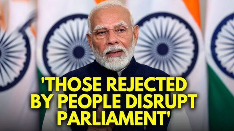PM Modi Takes Dig At OPPN, Says Those Rejected By People Disrupting House