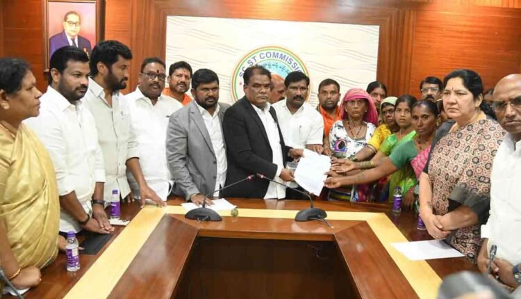 Lagacherla Tribals Reach New Delhi To Lodge Complaint With National SC/ST Commission