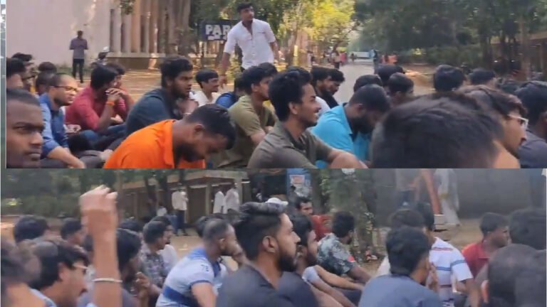 Protests At Osmania University As Students Suffer From Food Poisoning