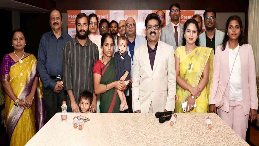 Preeti Urology & Kidney Hospital Achieves Milestone with Rare Robotic (Indigenous) Surgery For One-Year-Old baby In Hyderabad