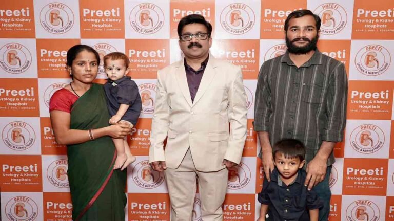Preeti Urology & Kidney Hospital Achieves Milestone with Rare Robotic (Indigenous) Surgery For One-Year-Old baby In Hyderabad