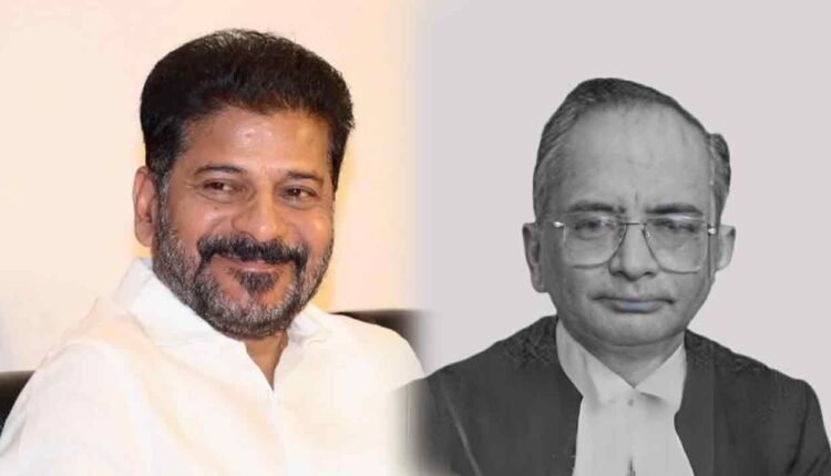 CM Revanth Condoles Demise Of Former SC Judge Justice Jagannadha Rao