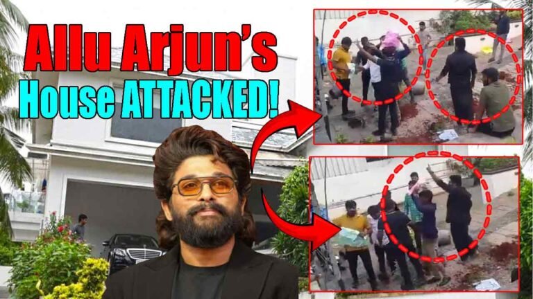 Tension Outside Allu Arjun's House: JAC Leader's Agressive Protest