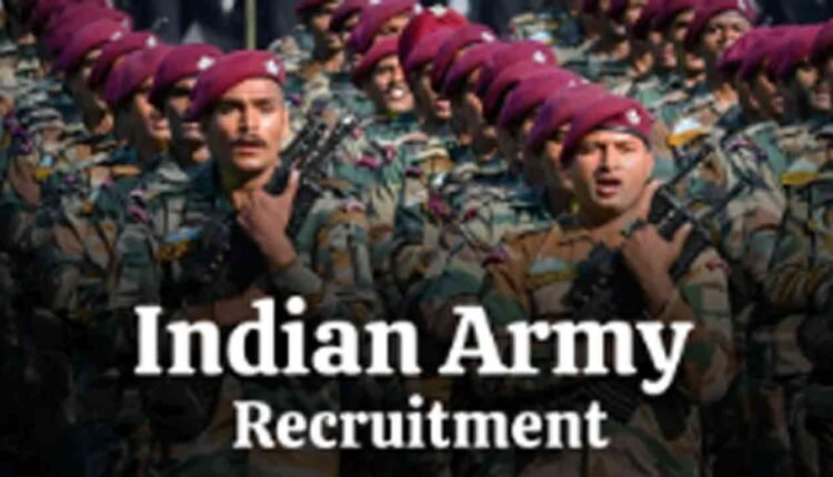 Army Recruitment Rally at GMC Balayogi Athletic Stadium from 08 to 16 Dec 2024