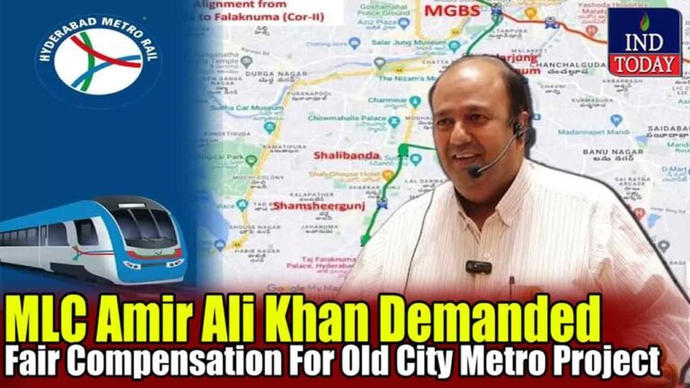 Watch: MLC Amer Ali Khan Seeks Fair Compensation for Old City Metro-Affected Properties