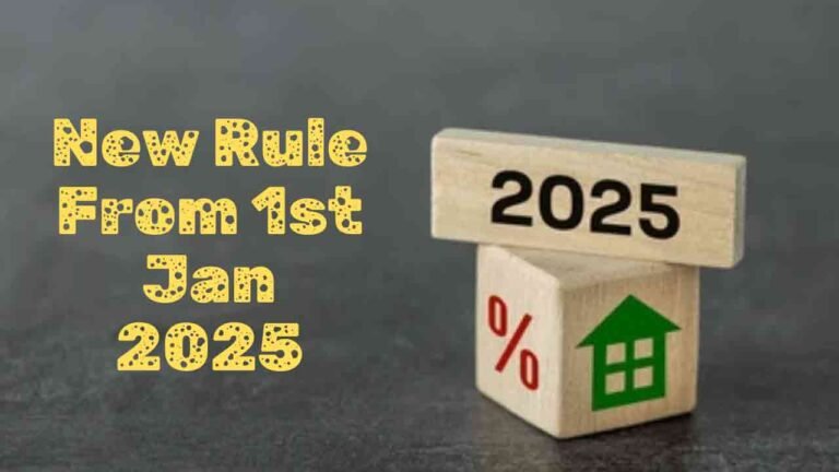 New Rules From January 1, 2025