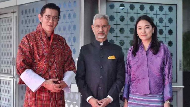 Bhutan King And Queen Arrive In New Delhi For 2-Day Visit