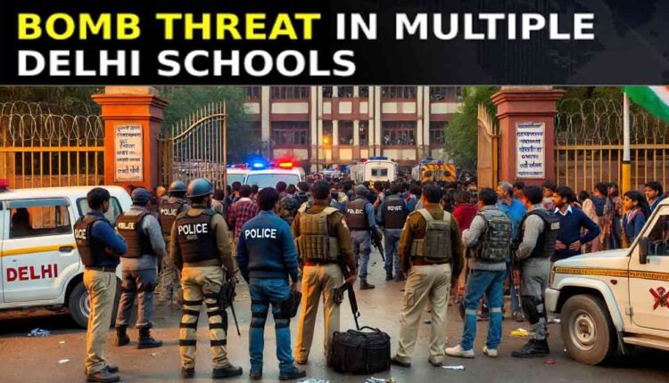 High Alert In Delhi Again: Six Schools Receive Bomb Threats | Police, Fire Officials On Spot