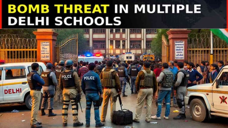 High Alert In Delhi Again: Six Schools Receive Bomb Threats | Police, Fire Officials On Spot