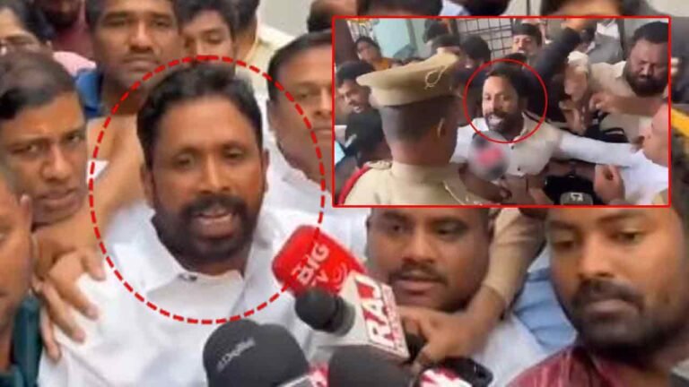 BRS Leader Errolla Srinivas Arrested Amidst High Drama in Hyderabad
