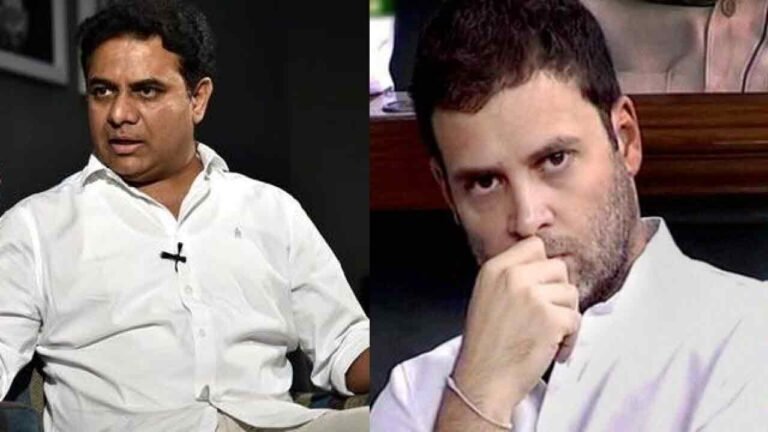 Will Rahul Gandhi Respond To The Reduction Of Reservations In Panchayat Elections?: KTR