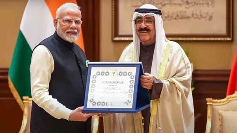 PM Modi Receives Kuwait's Highest Honour, 20th International Award By A Country