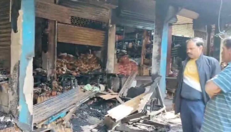 Pooja Stores Gutted In Fire At Monda Market, Secunderabad