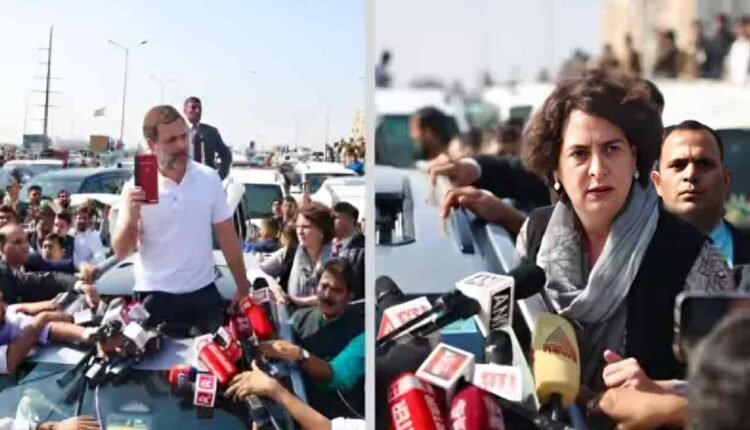 WATCH | Rahul Gandhi And Priyanka Stopped By Police On Their Way To Sambhal